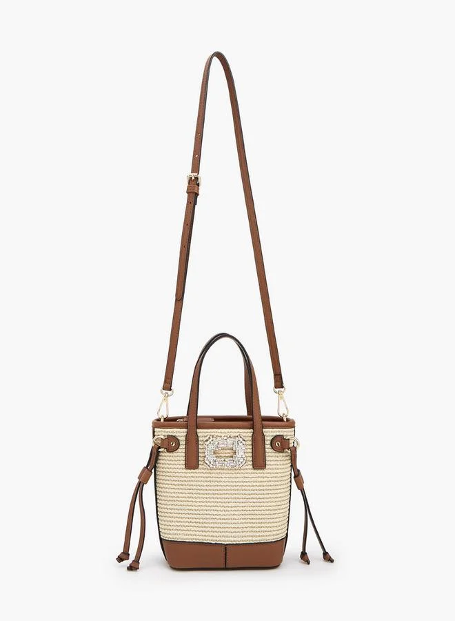 Celeste MULTICOLOR Embossed Monogram Tote Bag Ramadan Collection for Women | Best Price UAE